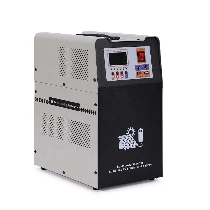

Outdoor Camping Mobile 500W 1KW 1.5KW 2KW Solar inverter MPPT Charge Controller Battery All In One hybrid solar system