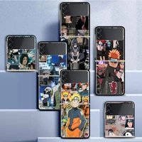 japan naruto anime phone case for samsung galaxy z flip3 pc hard plastic smart casing fundas for z flip 3 5g cover caso coque ba