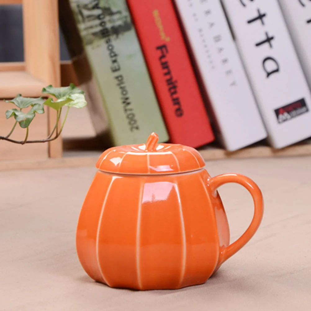 

Halloween Decor Home Water Mug Pumpkin Lovely Coffee Porcelain Cup Ceramic Novelty Office