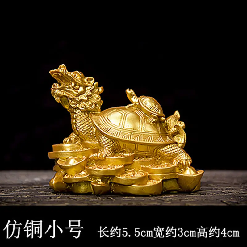

Home Decoration New Chinese Imitation Copper Dragon Turtle Decorative Ornaments