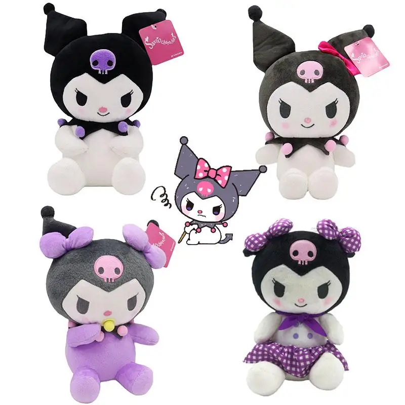 

Kawaii Room Decor Sanrioed Limited Edition 20Cm My Melody Little Devil Girl Heart Plush Toy Doll Key Pendant Gift for Girl