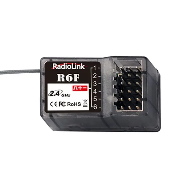 Радиоприемник Radiolink R6FG R6F 2.4G FHSS 6-канальный с функцией гироскопа для радиоуправляемых моделей RC4GS (art.: 3920da13265af) - 3920da13265af