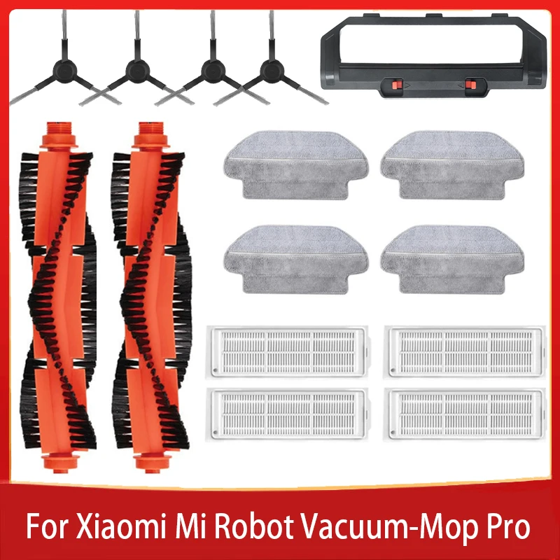 

Набор запасных частей для робота-пылесоса XIAOMI MIJIA STYJ02YM, боковой ролик, HEPA фильтр, основная щетка, швабра