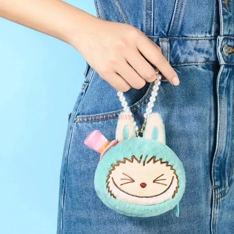 Подлинные Labubu монстры Женская Серия искусственная аниме фигурка плюшевая