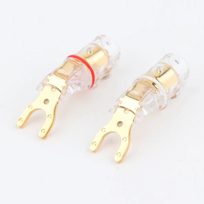 

Plug Connector Sy1503 Stable High Analytical Power Fast Conduction Balanced Plug U-shaped Plug Gold-plated Connector 8mm