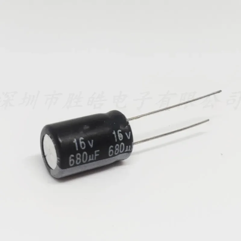 (10 шт.) 16 В 680 мкФ серии 10x16 мм чрезвычайно низкий импеданс алюминиевый