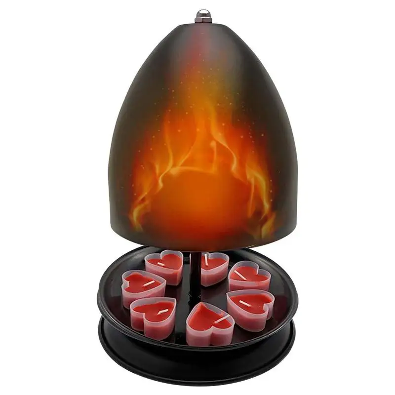 

Tea Light Metal Radiator Tea Light Oven Metal Radiator Double-Walled Metal Radiator Candle Heater For Study Office Living Room