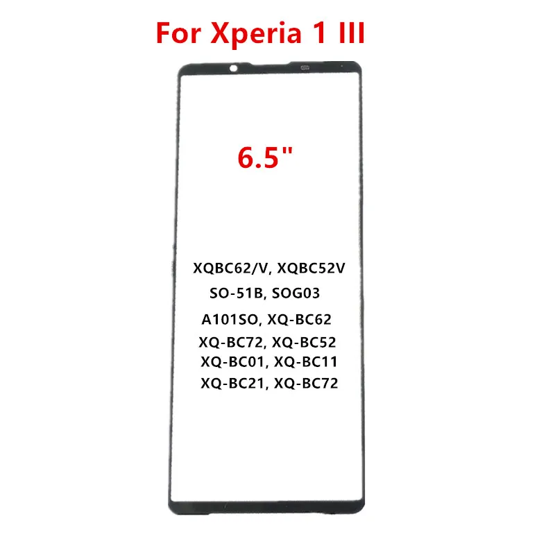 Xperia1 Outer Screen For Sony Xperia 1 iii 5 ii 10 Plus Front Touch Panel LCD Display Glass Cover Lens Repair Replace Parts images - 6