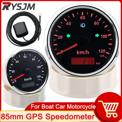 85 мм GPS спидометр 200 км/ч 120 км/ч цифровой одометр ATV UTV мотоцикл морской лодочный счетчик водонепроницаемый 12 В по индивидуальному заказу