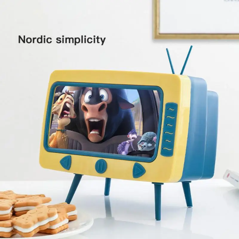 

Creative Television Style Tissue Box Cute Phone Shelf Gift Room Car Sofa Hotel Decoration Paper Container Tissue Box Room Decor