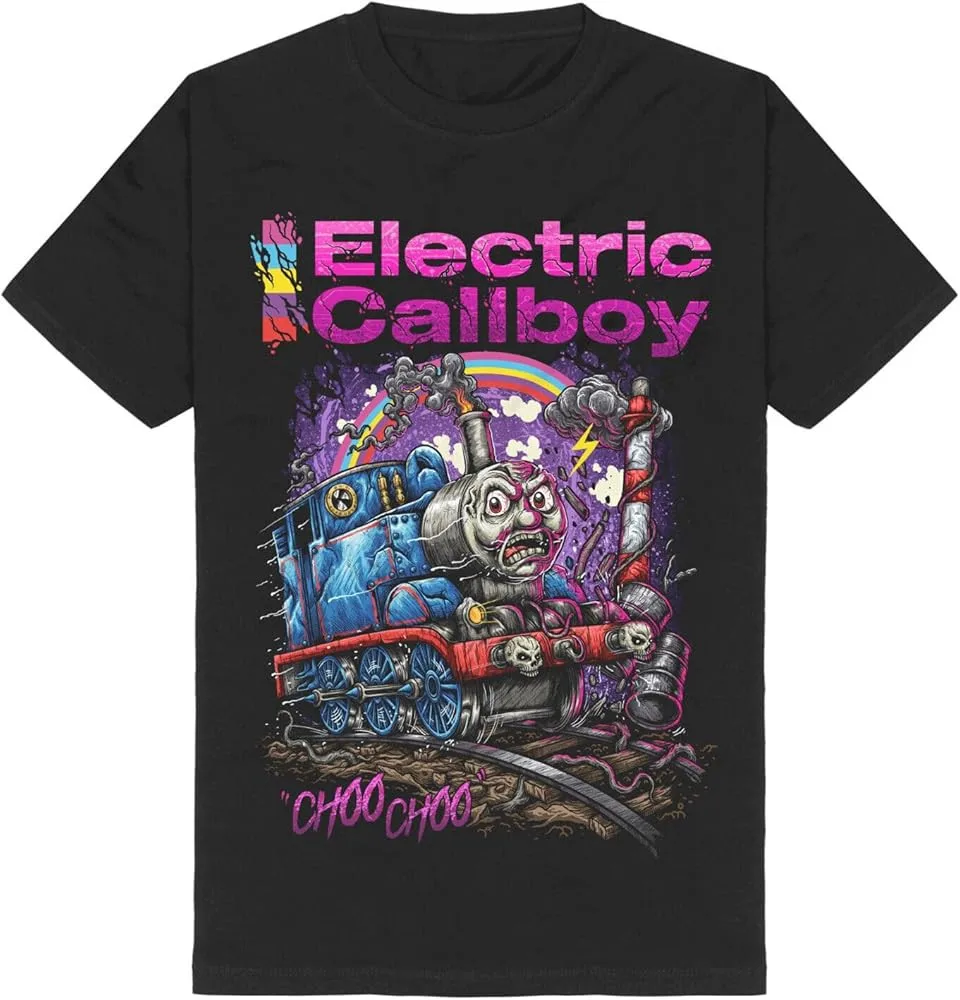 Фото Electric CALLBOY — черная рубашка Choo Choo с короткими рукавами всех размеров OM190 №1