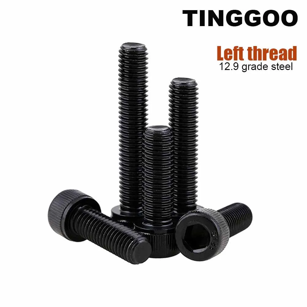 

TINGGOO черные стальные болты с шестигранной головкой M3-M16 12.9