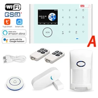 wi fi gsm smart voice anti theft kit include doorbell remote control motion detector door window detector