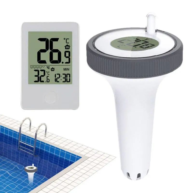 

Remote Pool Thermometers Wireless Temperature Gauge Highly Precise And Easy Read Waterproof For Swimming Pool Hot Tubs And Pond