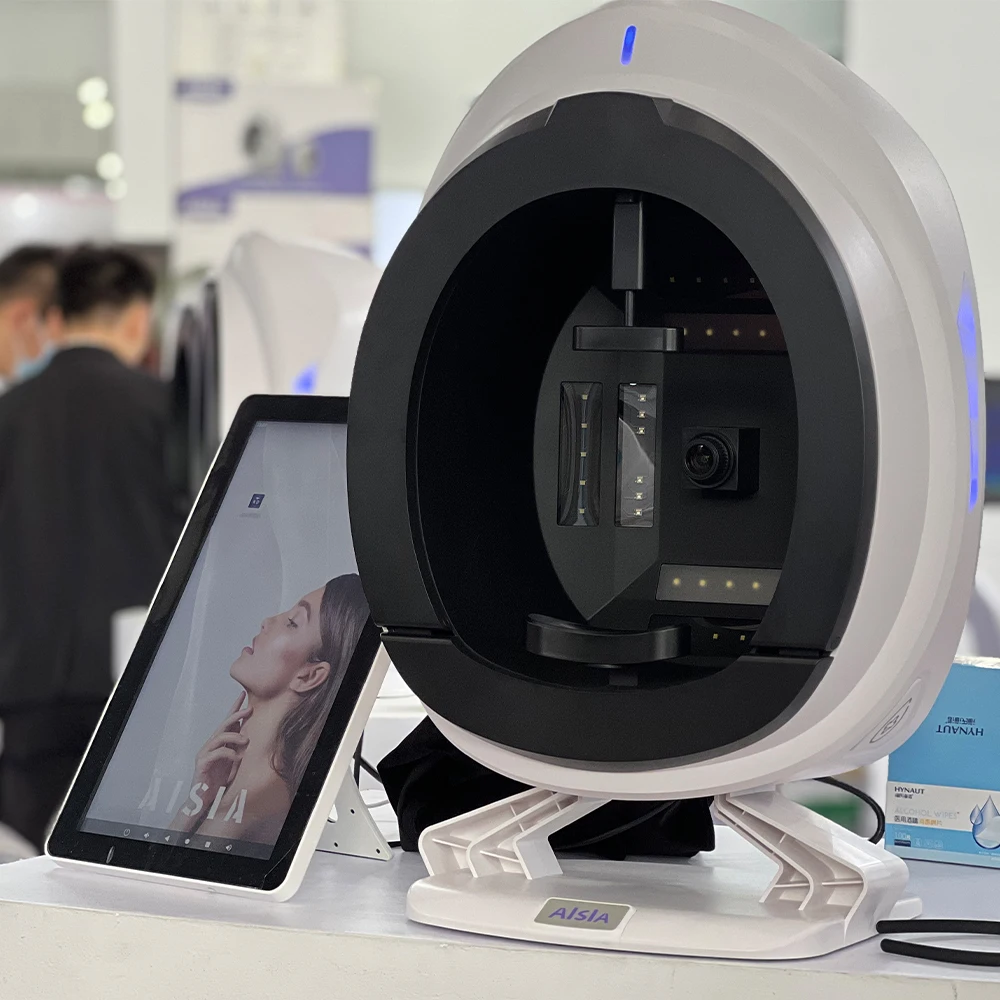 AISIA Magic Mirror 3D AI Анализатор кожи Сканер лица 8-спектр Комплексный тестер задач