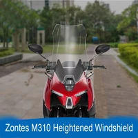 motorcycle fit zontes m310 zt m310 dedicated front windshield heighten wind deflector for zontes zt310 m 310m zt310m ztm310