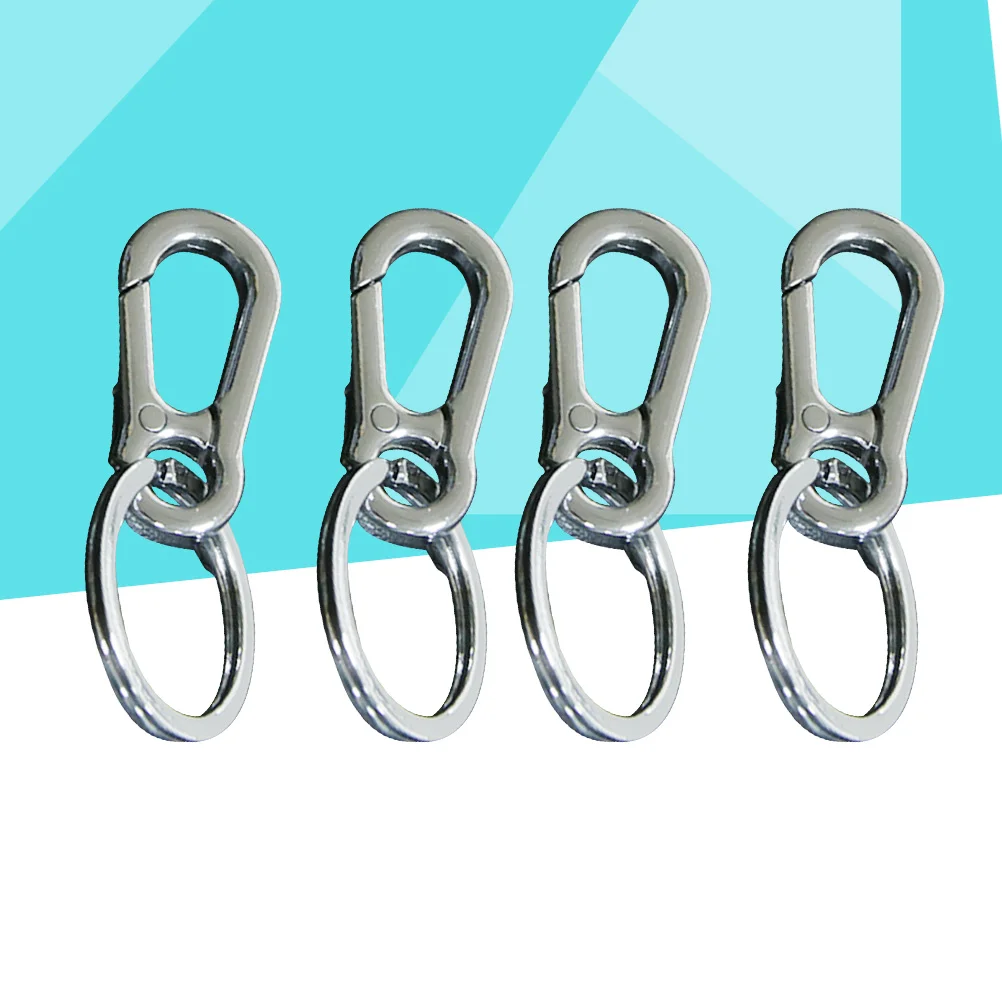 

4pcs Keyrings Creative Vintage Pendant Keychain for Bag Purse Car