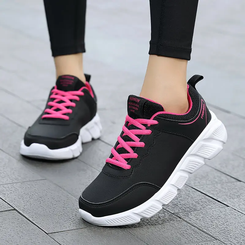 couple's Casual shoes autumn and winter new board shoes comfortable leather upper fashionable increase thick soled women's shoe