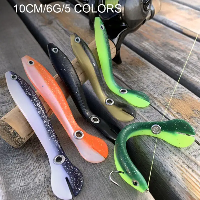 

Lure Soft Bait High Quality Pvc Realistic Details 3d Eyes Realistic Swimming Action Highly Detailed Fish Scale Patterns 10cm/6g