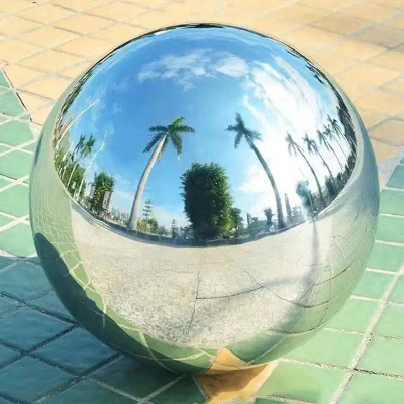

Inflatable Mirror Ball 1M for Outdoor Event Gardon Decoration Silver Reflective Balloons