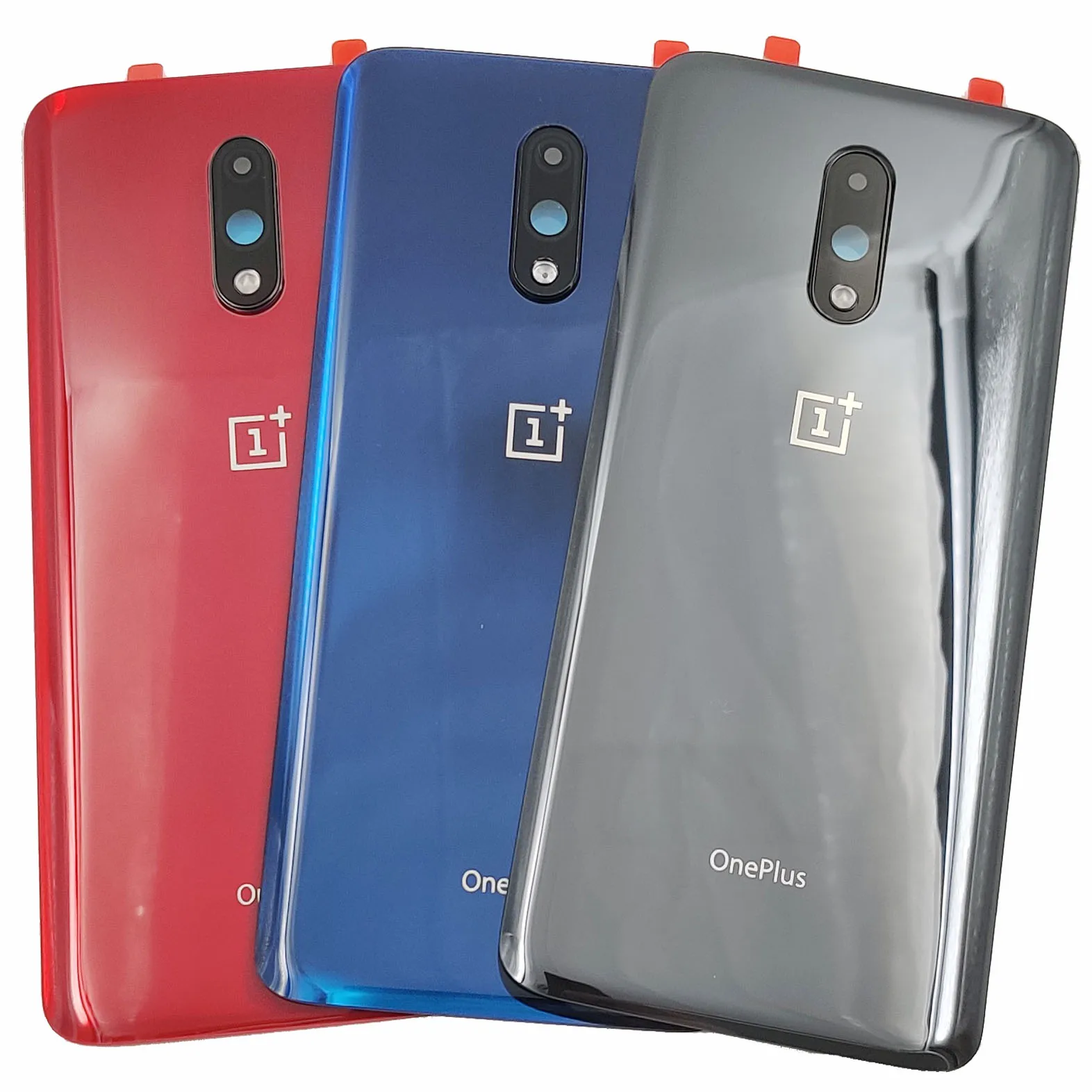 

For OnePlus 7 100% Original Brand New Gorilla Glass Battery Cover Back Door Rear Housing Panel + Camera Lens Sticker Replace