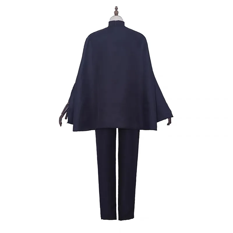 Зенин Маки Косплей Костюм Аниме JJK Плащ Очки Зеленый Короткий Парик