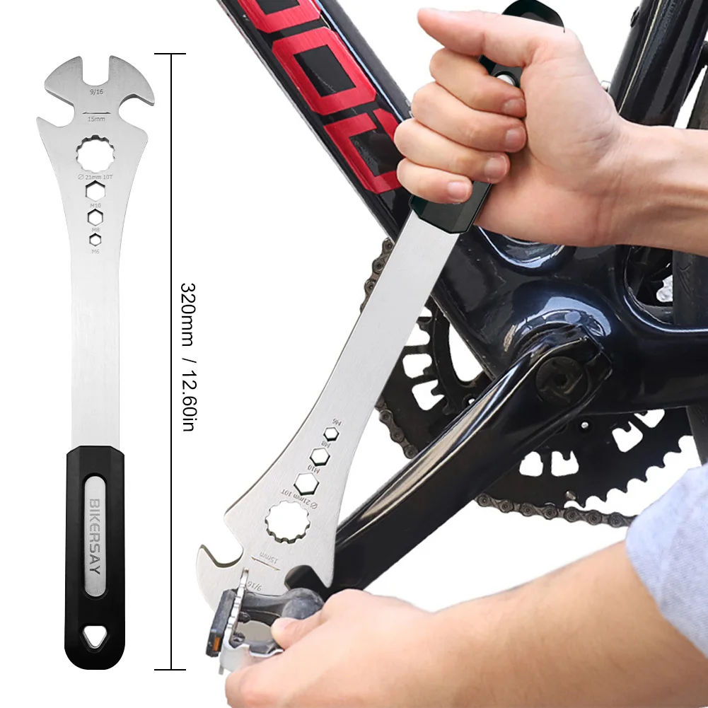 

MTB Road Bicycle Lock Pedal Wrench 10T Pedal Disassembly Tool Stainless Steel Bike Pedal Spanner Cycling Repair Tool For Shimano