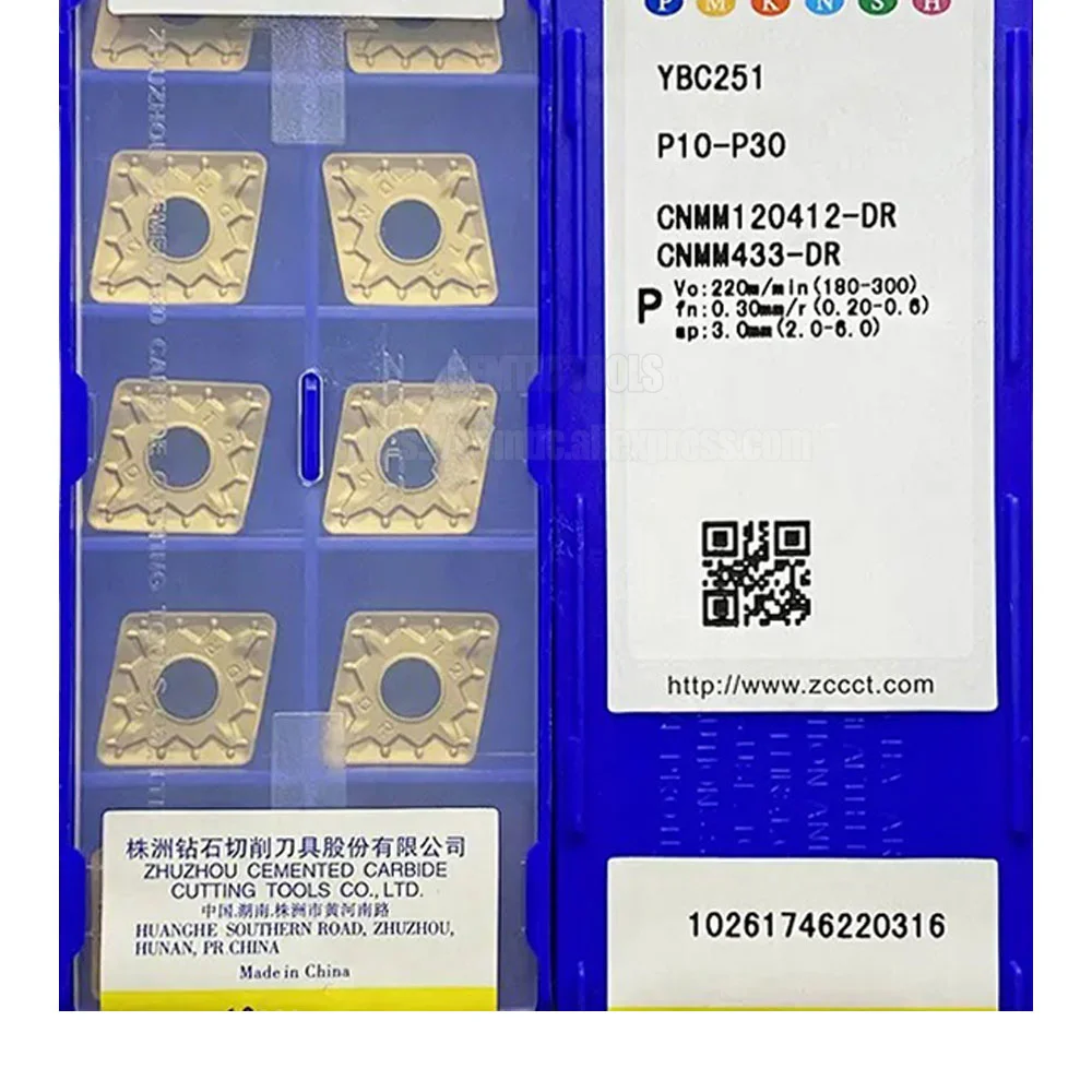 

ZCC CNC лезвие из сплава CNMM120412-DR YBC251 YBC352