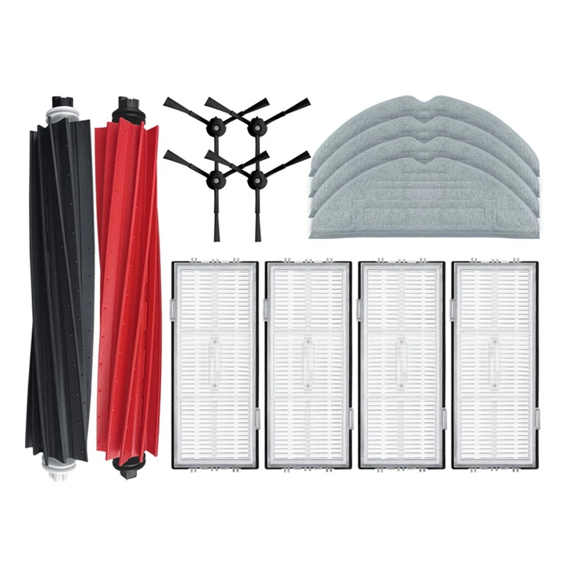 

Main Side Brush Hepa Filter Mop Sweeping Robot Accessories Plastic For Roborock S8, S8 Plus, S8 Pro Ultra, G20