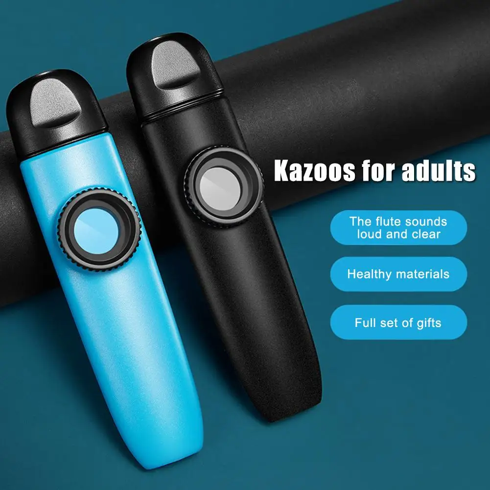 

Metal Kazoo Lightweight Portable For Beginner Flute Instrument Music Lovers Woodwind Instrument Simple Design Lightweight K O4U3