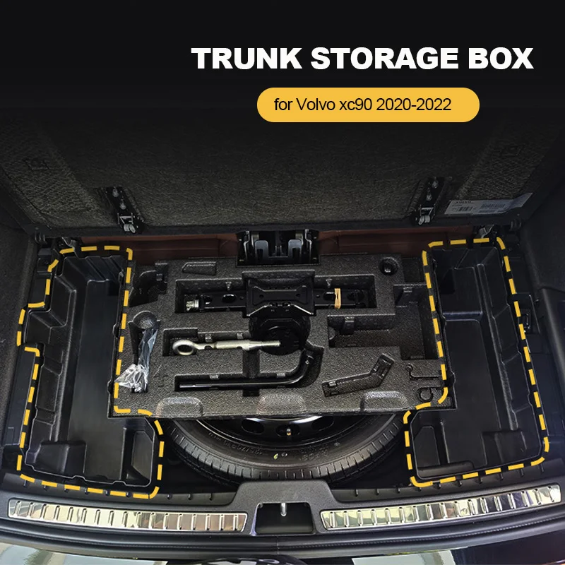 

Car styling for volvo xc90 trunk storage box 2020 2021 2022 cars Accessories