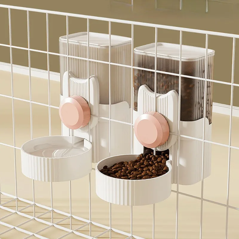 

Cat Feeder High Quality Automatic Drinking Water Hanging Feeder Large Capacity Cats Food Dispenser Dog Cats Cage Available