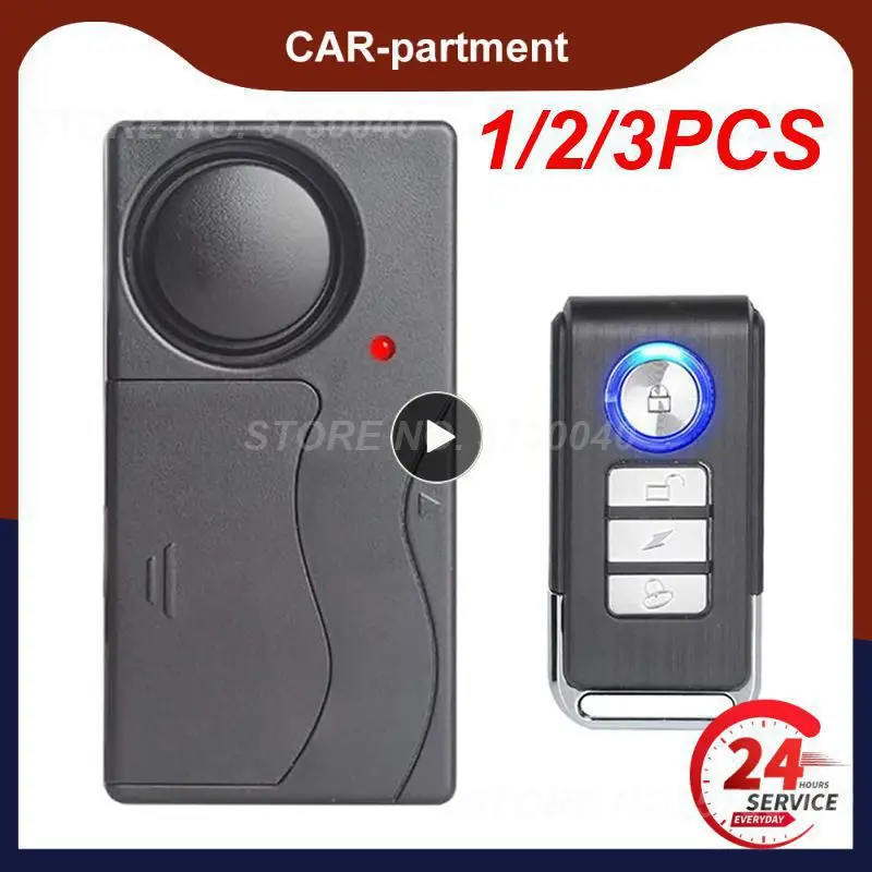 

1/2/3 шт., беспроводной водонепроницаемый сигнализатор 113DB с пультом дистанционного управления