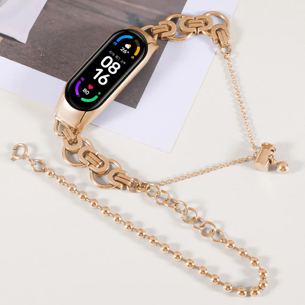 

Браслет из нержавеющей стали для Xiaomi Mi Band 7 поколения 3 4 5 6