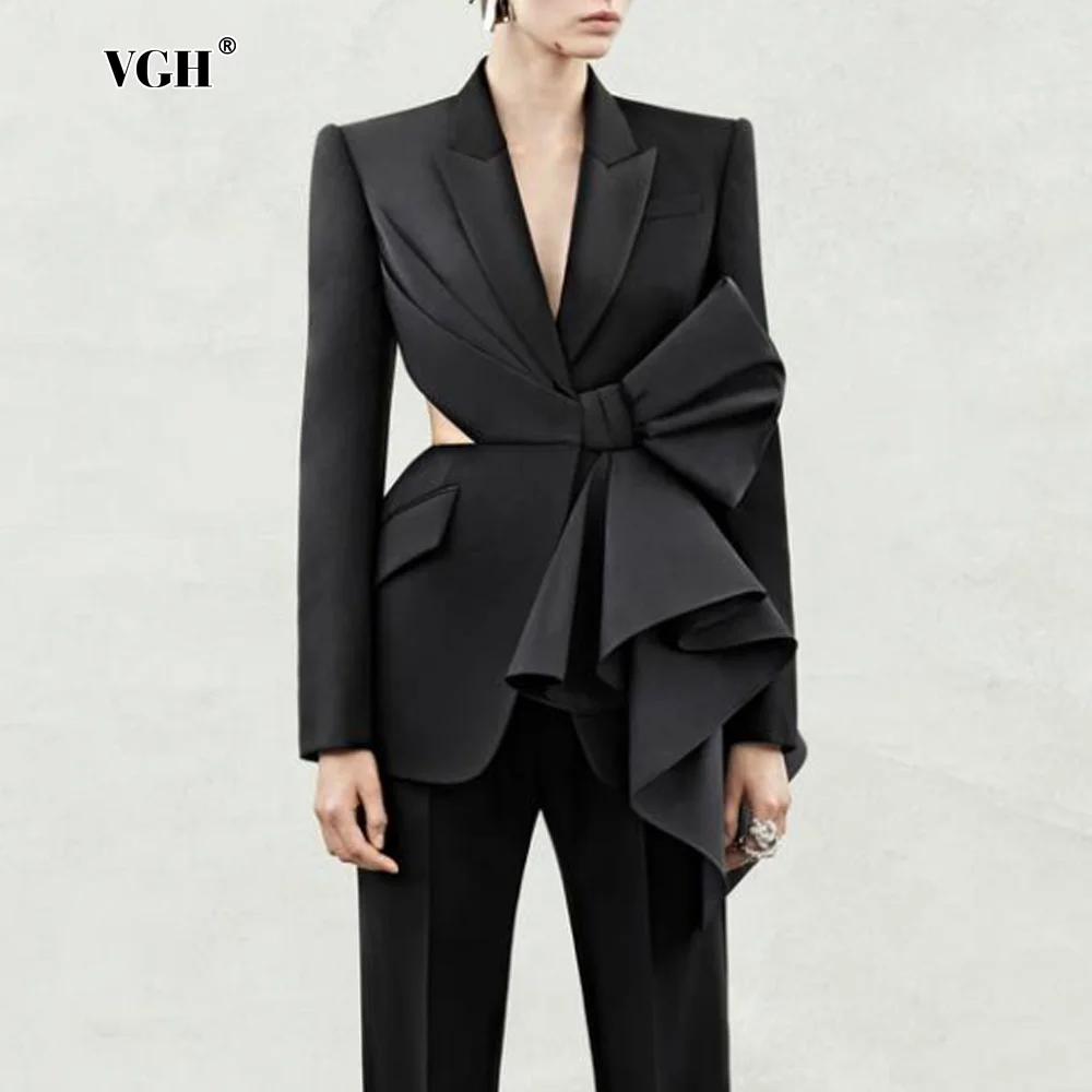 Женский блейзер с бантом VGH