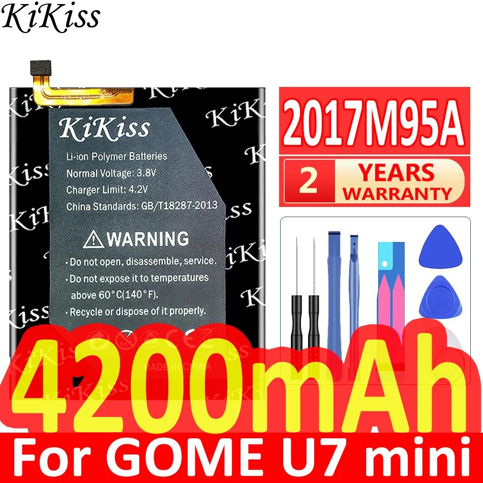 Аккумулятор KiKiss для GOME U9/U7mini U7 mini/U7/S1/K1/note C72/T1 GM2017D07A 2016G68A аккумулятор + номер
