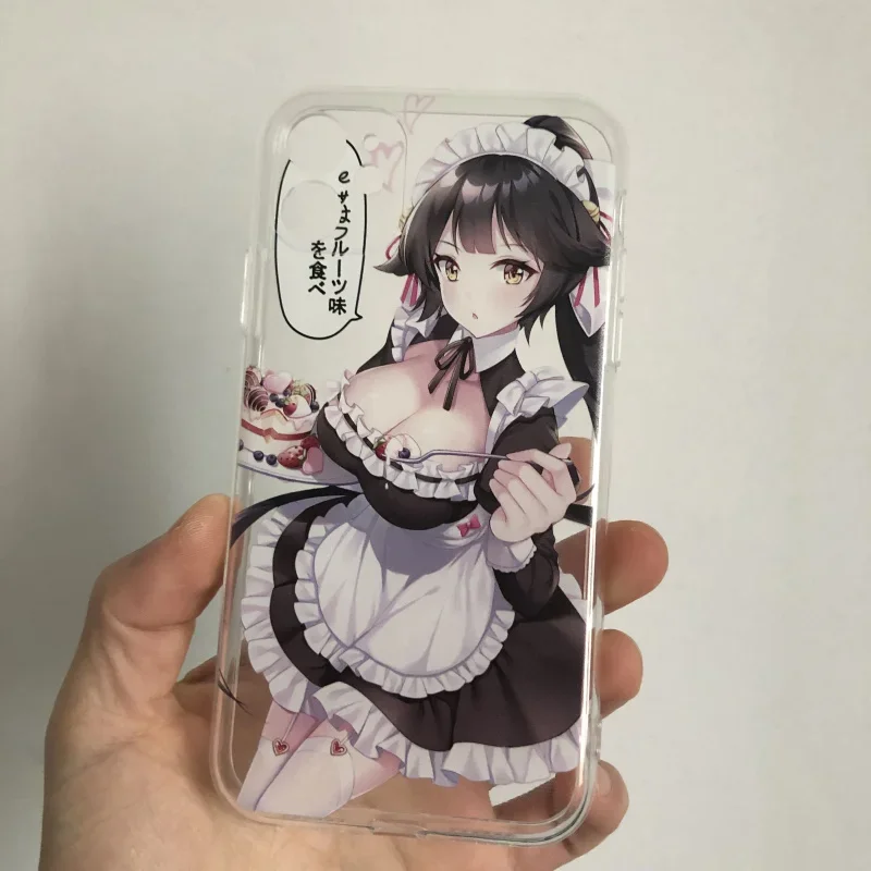 Мягкий чехол для iPhone 16 15 14 11 13 pro max 12 mini телефона с милым мультяшным аниме девочек xr