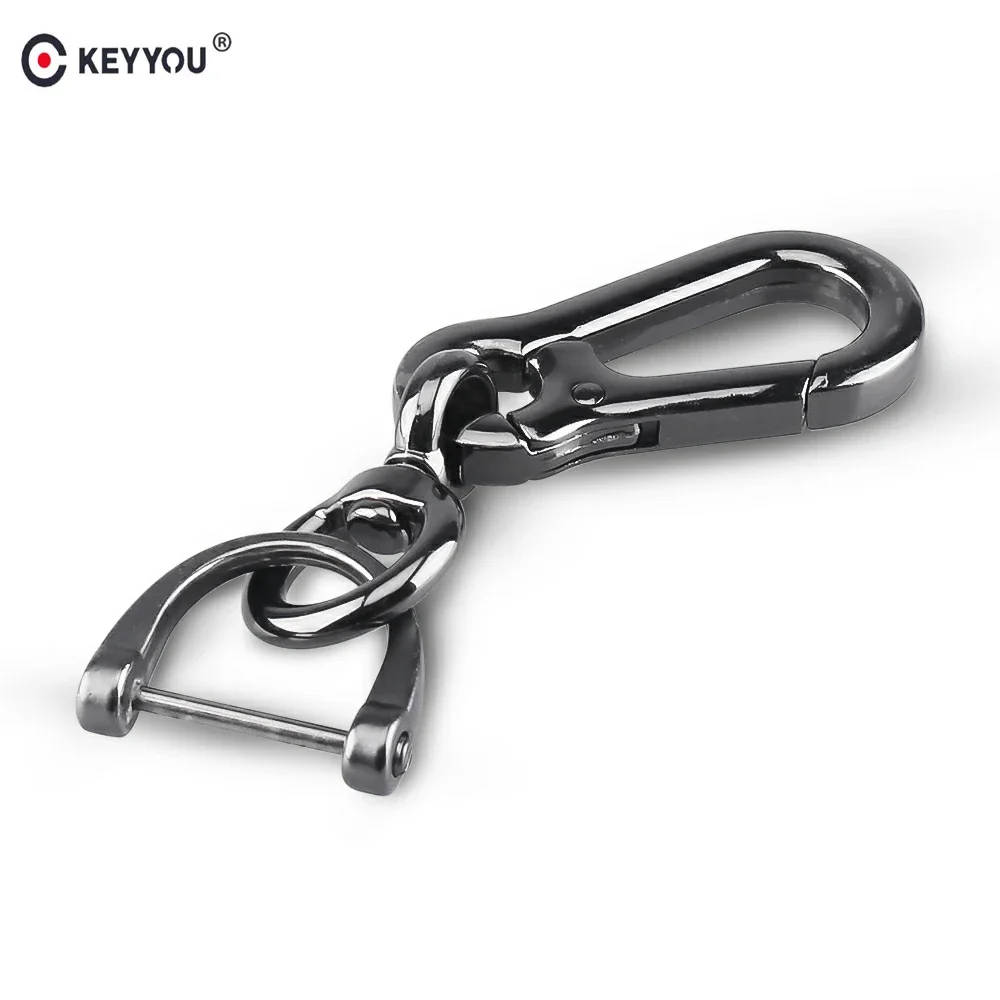 

Модный брелок KEYYOU с мотоциклетными машинами, металлический черный серебряный брелок, брелок OEM, ювелирный брелок