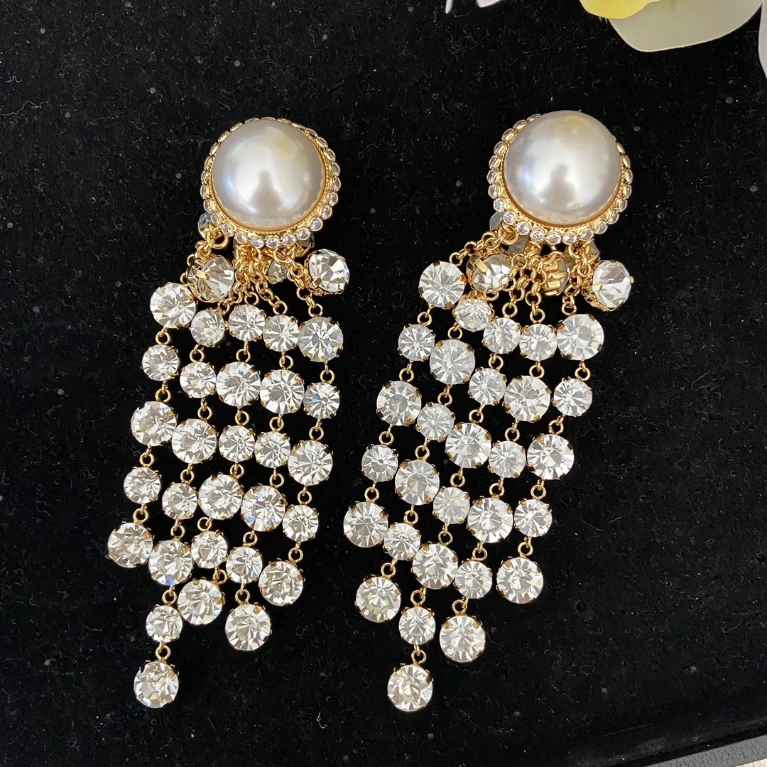 

European and American popular tassel ear clips