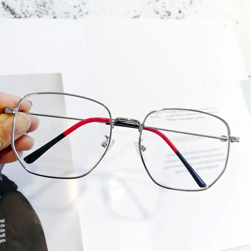 Polygons металлическая оправа для очков близорукости с защитой от голубого света