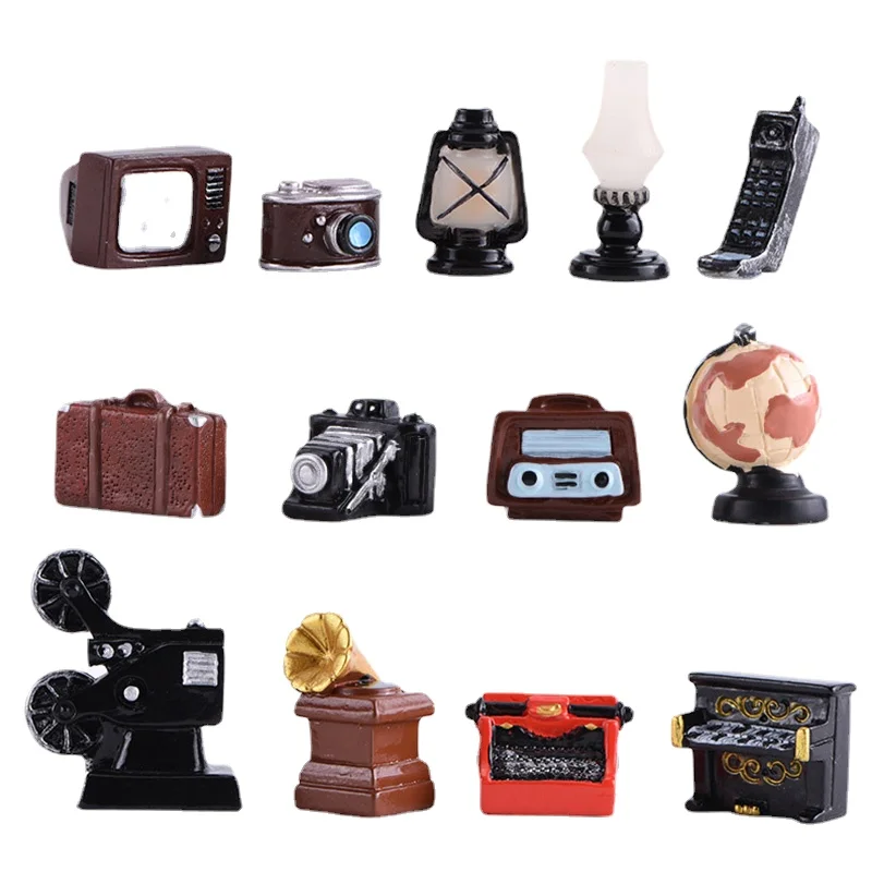 

Artificial Antique Household Appliances Miniature Figurine Micro Model Fairy Garden Dollhouse Home Decoration DIY Accessories