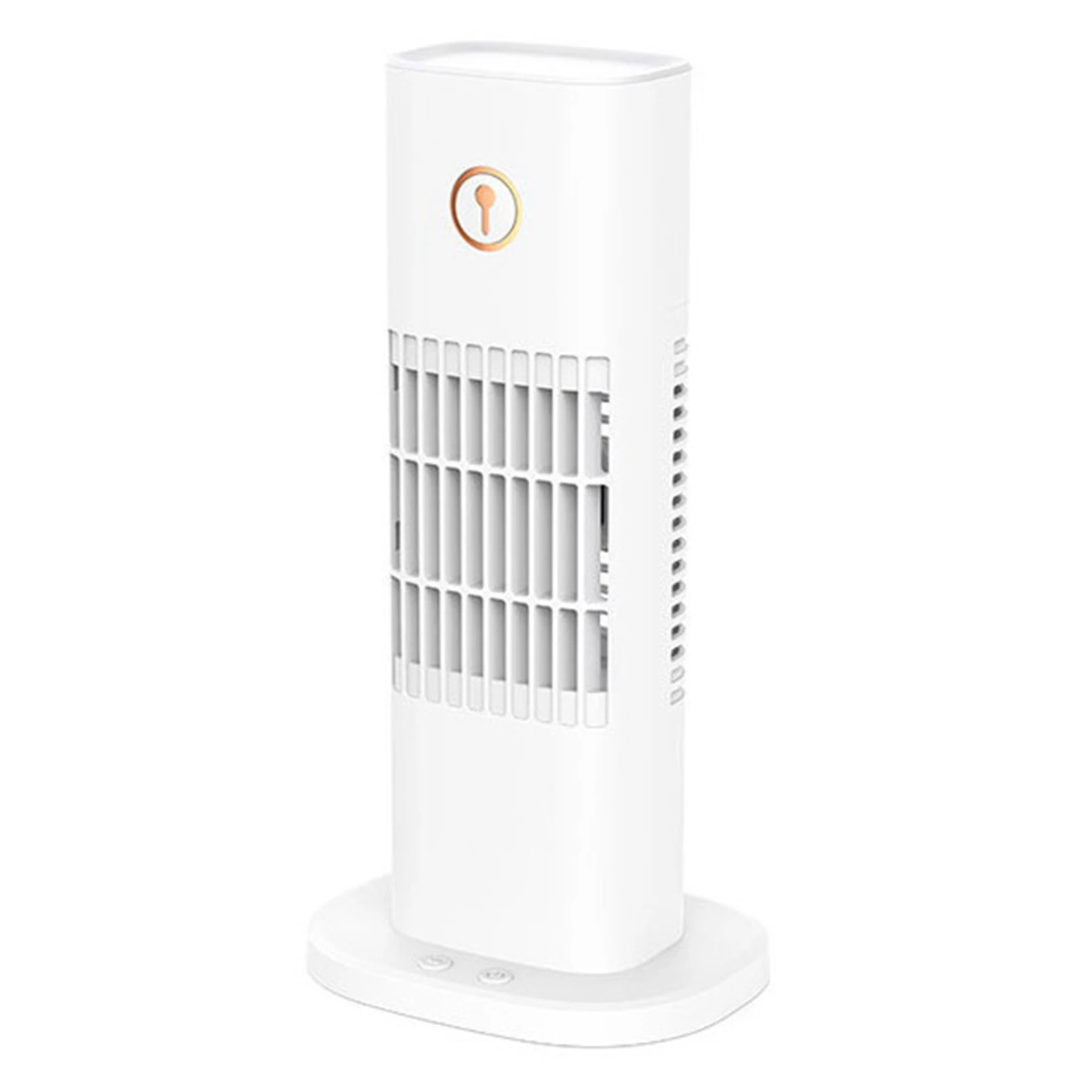 

Portable Air Conditioner Air Cooler Humidifier Portable Design 300Ml Capacity Desktop Fan for Home Office White