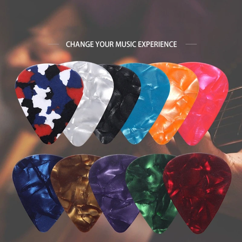 652F 4 шт./компл. DIY универсальные медиаторы для гитары смоляная форма гитарные