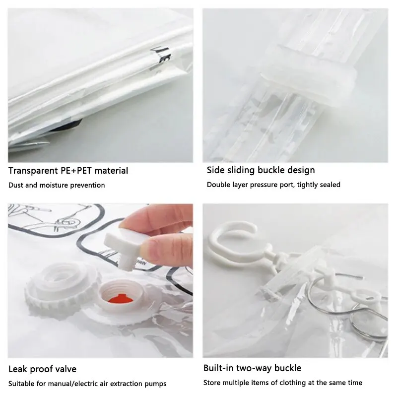 Прозрачные вакуумные пакеты для хранения GQIYIBBEI