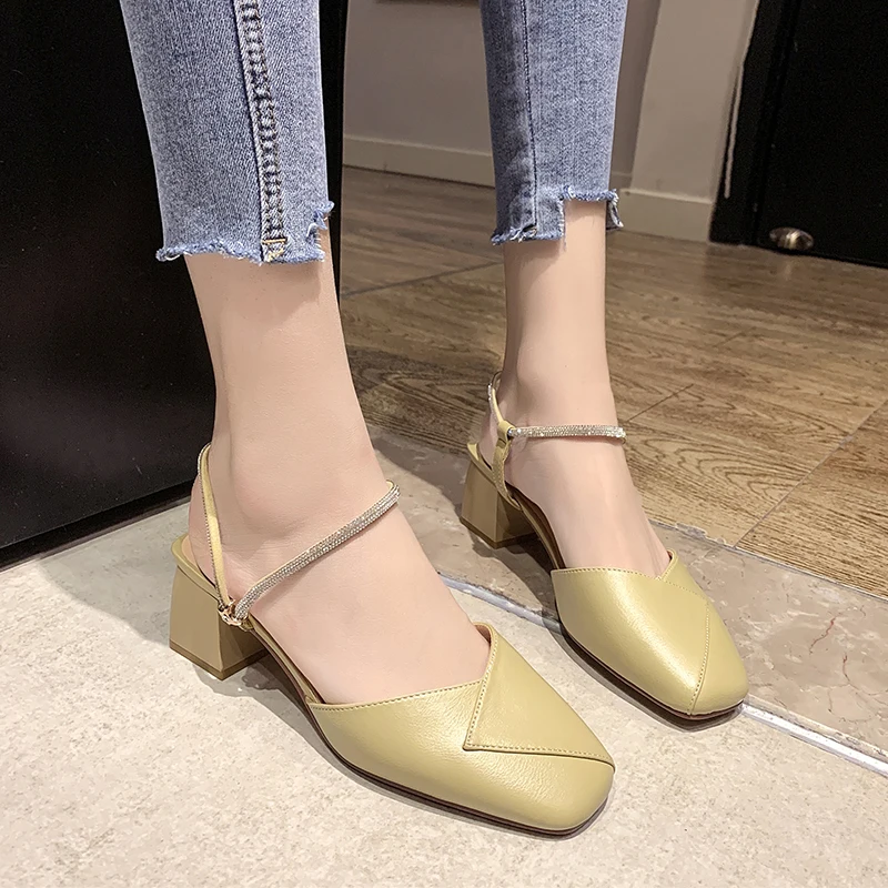 

Женские туфли-лодочки с квадратным носком, на шпильке