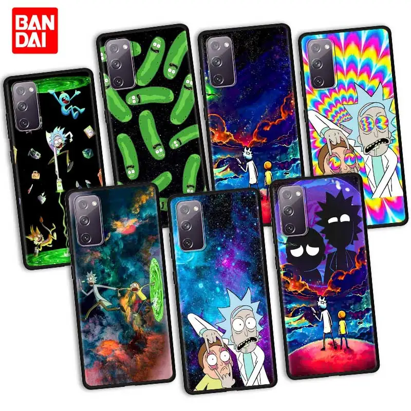 

Ricks And Mortys Anime Case for Samsung Galaxy S20 FE S21 S10 S9 Plus Ultra 4G 5G S20fe S21fe S21+ S20+ S10+ S9+ Cover Silicone