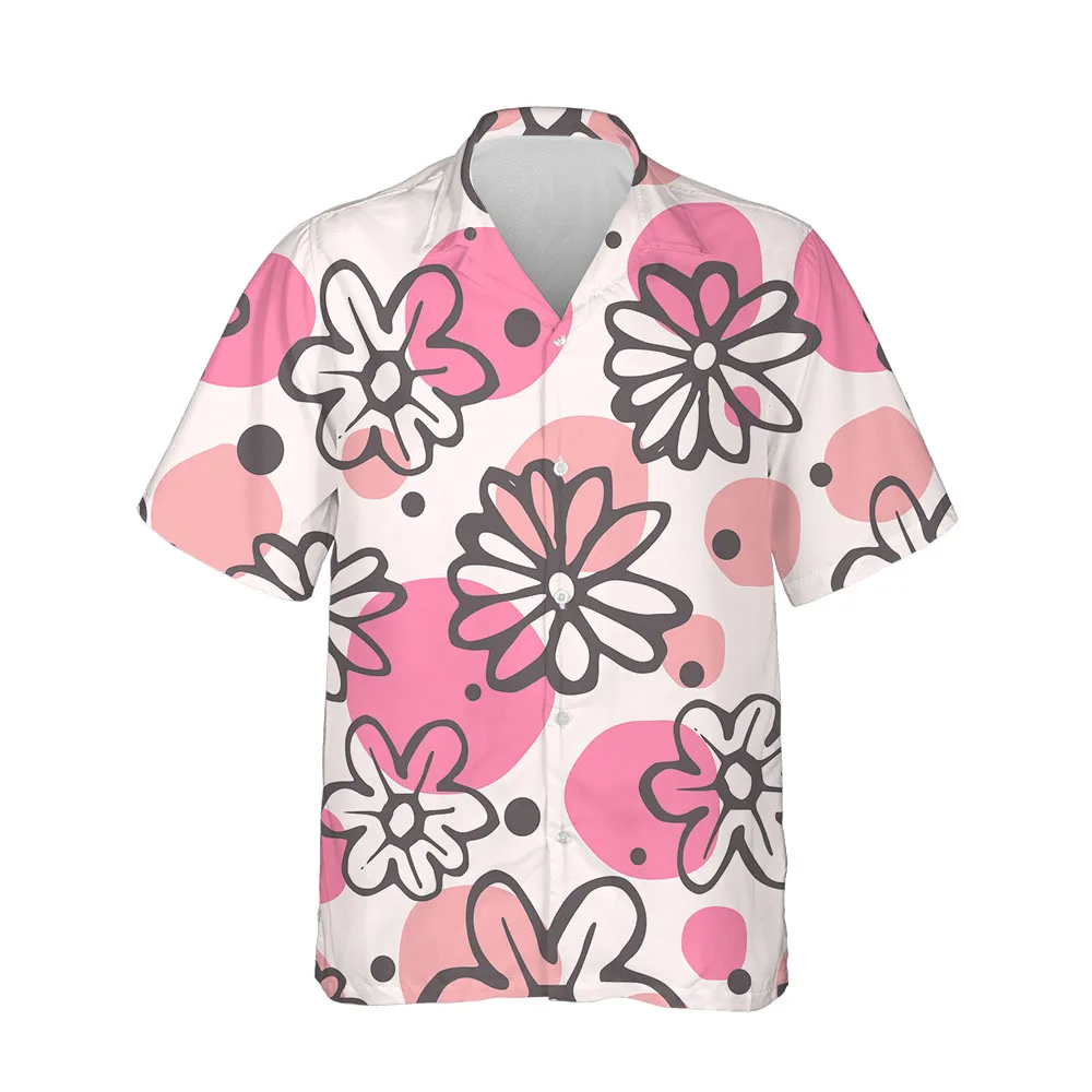 Jumeast 3D Summer Beach Mens Hawaiian Shirt Short Sleeve  Festival Clothing Blouses Streetwear Oversized Breathable Men Shirt
