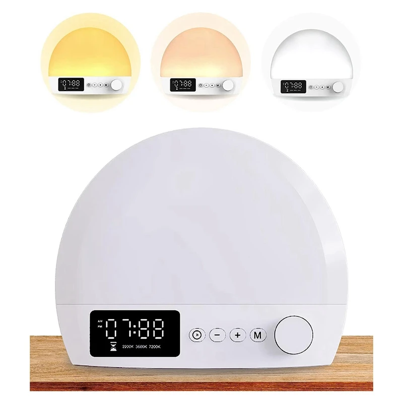 

Light Therapy Lamp, UV Free 10000Lux, Multifunctional Sunlight Therapy Lamp, 3 Color Atmosphere Lamp,
