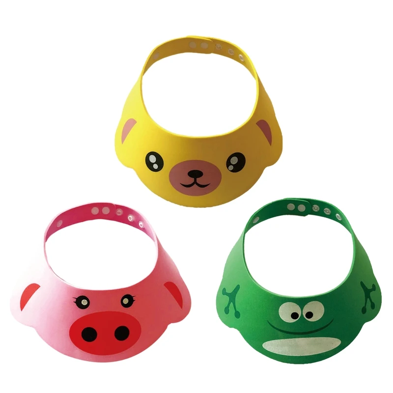 

Kids Bath Visor Hat Adjustable Baby Shower Cap Protect Shampoo Baby Care Toddler Hair Wash Shield Children Infant Waterproof Cap