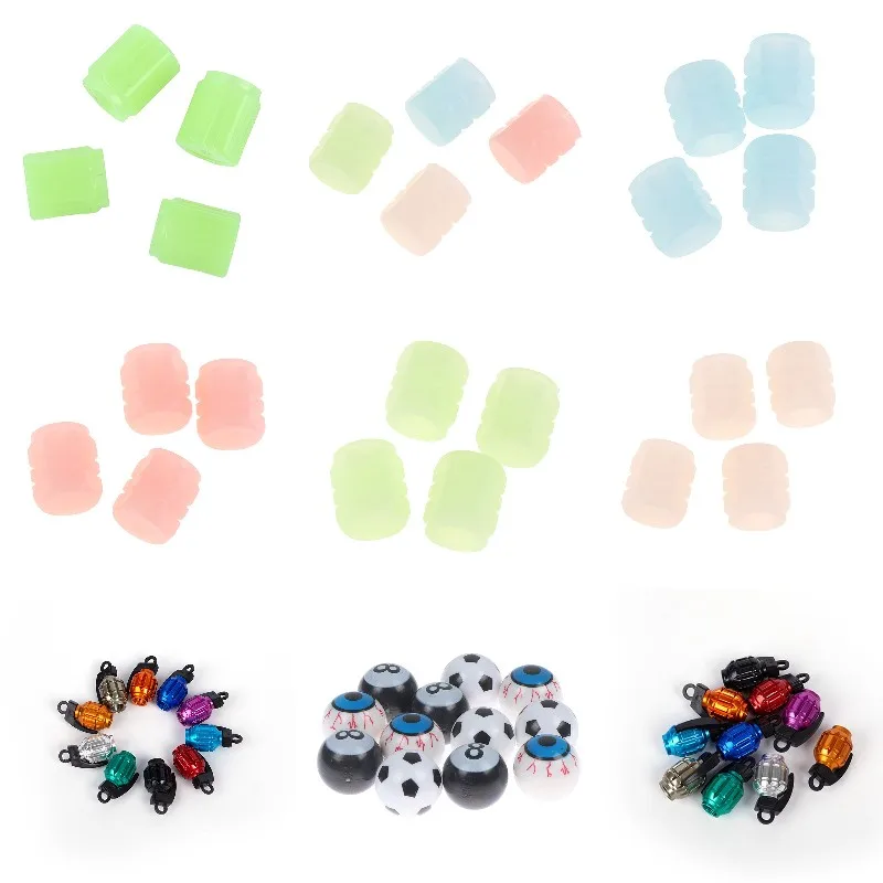 

Auto Wheel Tyre Valve Stem Caps Anti-theft Valve Cover Dust Cover Lid Truck Car Tire For Automobiles Motorcycles Trucks Bikes